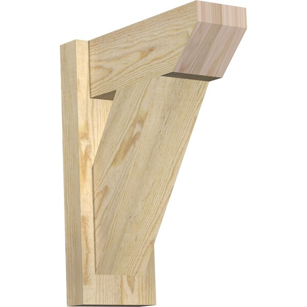 Ekena Millwork Traditional Slat Rough Sawn Outlooker, Douglas Fir, 6"W x 14"D x 18"H OUT06X14X18TRA06RDF - main